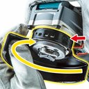 Ver imagem 3 de Esmerilhadeira Angular 125mm sem Fio 40v Resistência Água Motor Bl com Sistema Aws Ga047gz04