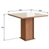 Conjunto De Mesa Zamarchi 04 Cadeiras Estofada - 2