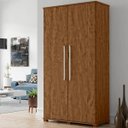 Ver imagem 1 de Armário Multiuso 100% MDF com Chave e Cabideiro Opcional Texas Castanho