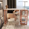 Escrivaninha Mesa Home Office Estilo Industrial Cairo 120cm - Cobre/Off White - 1