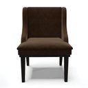Ver imagem 7 de Kit 10 Cadeiras De Jantar Suede Marrom Base Madeira