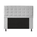 Ver imagem 2 de Kit Cabeceira + Calçadeira Baú Copenhague Queen Size 160cm Suede - Ecotec Decor:Cinza