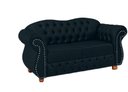 Ver imagem 1 de Sofá Chesterfield Merlo 2 lugares 2,00 Suede Petróleo/ decoração, recepção, sala tv estar