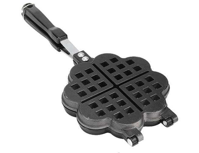 Forma Waffle Antiaderente de Ferro Fundido para Fogão - 3