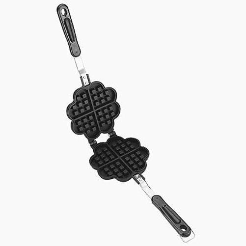 Forma Waffle Antiaderente de Ferro Fundido para Fogão - 5