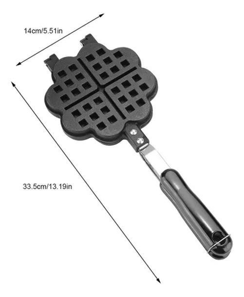 Forma Waffle Antiaderente de Ferro Fundido para Fogão - 2