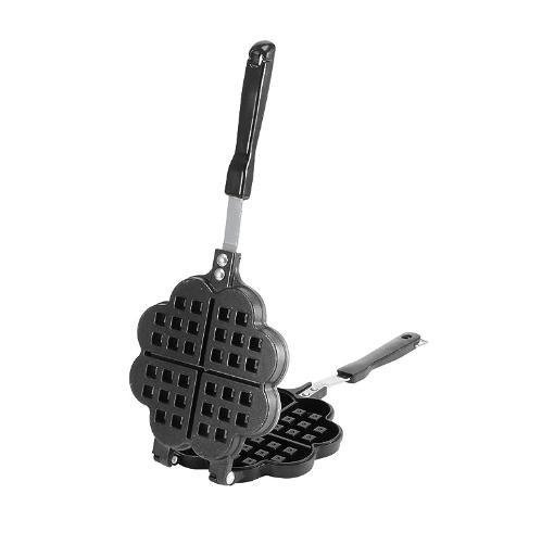 Forma Waffle Antiaderente de Ferro Fundido para Fogão - 4