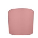 Ver imagem 4 de Poltrona Decorativa Recepção Sala de Estar Lara Veludo Cor:rosa