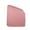 Ver imagem 2 de Poltrona Decorativa Recepção Sala de Estar Lara Veludo Cor:rosa