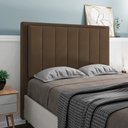 Ver imagem 2 de Cabeceira Opala Para Cama Box king 195 cm Suede Marrom - D’Rossi