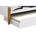 Ver imagem 3 de Cama Babá Solteiro com Auxiliar Simba Branco Fosco com Madeira - Reller