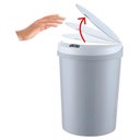 Ver imagem 2 de Lixeira Automática com Sensor 12l - Praticidade e Higiene Cinza