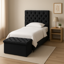 Ver imagem 2 de Calçadeira Baú Solteiro 90cm Preto