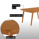 Ver imagem 6 de Mesa de Jantar Copper 120cm Tampo MDF Laminado Canto Copo com 4 Cadeiras Yasmin