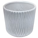 Ver imagem 1 de Vaso de Cerâmica Linha Mar (12) Branco Burguina