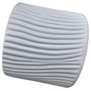 Ver imagem 2 de Vaso de Cerâmica Linha Mar (12) Branco Burguina