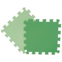 Ver imagem 2 de TAPETE MINGONE DECORA VERDE - 29x29 cm - 9pçs