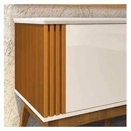 Rack para Tv até 75" 2 Portas 2 Gaveta Morgan 2.20 Edn:cedro/off White - 6