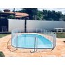 Cercado Cão Para Piscina Proteção Pet Animais 8/90 Cm 7,2m - 4