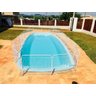 Cercado Cão Para Piscina Proteção Pet Animais 8/90 Cm 7,2m - 2
