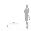 Ver imagem 3 de Mesa de Centro 67cm x 30cm Industrial