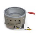 Ver imagem 3 de Tacho Fritador a Gás Alta Pressão 7l Óleo Pr-70g Progás e Cortador de Legumes