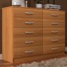 Cômoda Turin 10 Gavetas Cinamomo - Panorama Móveis - 1
