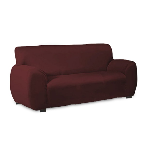 Capa de Sofá Coladinha Kit 3 Lugares Vinho