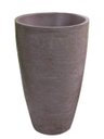 Ver imagem 1 de Kit 2 Vaso Planta 65x40 Oval Moderno Polietileno - MARROM CHOCOLATE 020
