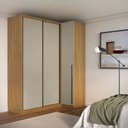 Ver imagem 1 de Módulo de Canto Porta de Correr 3 Portas Mdf Altezza Trend