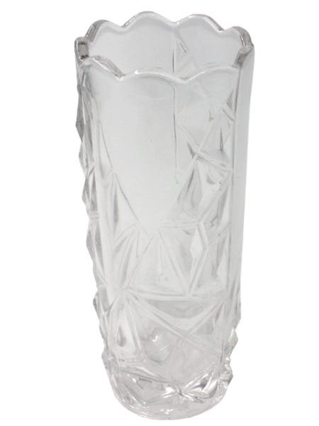 VASO DE VIDRO TRABALHADO EM ALTO RELEVO - 2