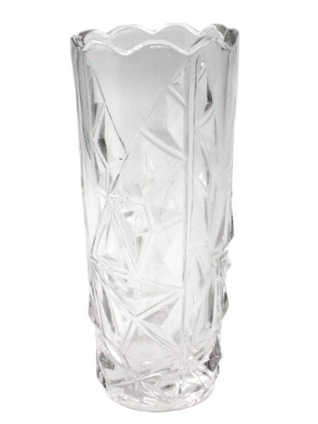 VASO DE VIDRO TRABALHADO EM ALTO RELEVO - 1