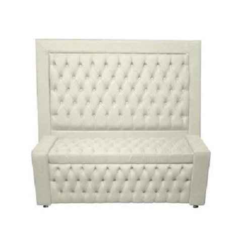 Kit Cabeceira de Cama Box e Calçadeira Baú Retro Capitonê Botão Encapados King 195 Cm Suede Porcelan