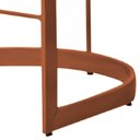 Ver imagem 4 de Banqueta Decorativa Emily Base Metal Bronze:azul Turquesa