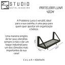 Ver imagem 5 de Prateleira Industrial Decorativa Luna 40cm Para Lavanderia Ou Porta Temperos Condimentos Cozinha
