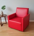 Ver imagem 2 de Kit com 3 Poltronas Coloridas Azul e Vermelha