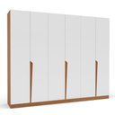 Ver imagem 4 de Guarda Roupa Roupeiro 6 Portas 4 Gavetas Porto Freijó Branco Politorno Móveis