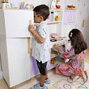 Ver imagem 2 de Kit Cozinha Infantil com Geladeira e Máquina de Lavar - Lilás