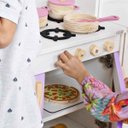 Ver imagem 5 de Kit Cozinha Infantil com Geladeira e Máquina de Lavar - Lilás