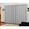 Cortina Blackout em Tecido 3,00x2,80 Corta Luz Branco Gelo - 1