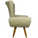 Ver imagem 4 de Poltrona Decorativa para Sala Recepção Manicure Consultório Escritório Emilia Suede