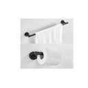 Ver imagem 5 de Kit Acessórios para Banheiro Aço Inox Acabamento Redondo Preto Fosco Black 4 Peças