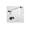 Kit Acessórios para Banheiro Aço Inox Acabamento Redondo Preto Fosco Black 4 Peças - 5