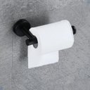 Ver imagem 2 de Kit Acessórios para Banheiro Aço Inox Acabamento Redondo Preto Fosco Black 4 Peças