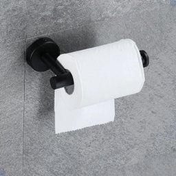 Kit Acessórios para Banheiro Aço Inox Acabamento Redondo Preto Fosco Black 4 Peças - 2