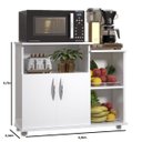 Ver imagem 3 de Fruteira 2 Portas Móveis de Cozinha Multiuso Base Organizador ClickForte Armário Fruteira