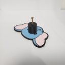 Ver imagem 5 de Puxador Infantil Elefante Azul e Rosa para Gavetas e Armários, Decoração Quarto Infantil
