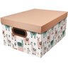 Caixa Organizadora Decorada Media 38X29X18.5CM. Lhama Unidade Dello - 1