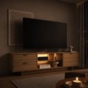 Ver imagem 4 de Rack para TV até 65 Polegadas com LED 180cm Aurora Mel Yescasa