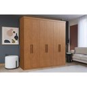 Ver imagem 1 de Guarda Roupa Casal 6 Portas C/ 2 Gavetas Ph 1707 Carvalho Vermontt - Herval
